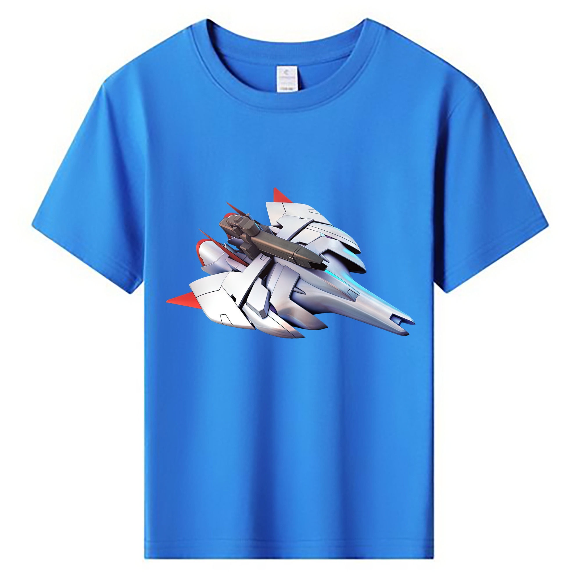 （画像用） 機動戦士ガンダム Mobile Suit Gundam 綿100％キッズTシャツ（フロントプリント）